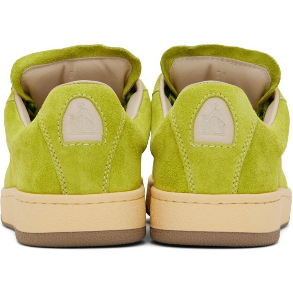 LANVIN Lite Curb Low Top Sneakers Asinth Green BNIB Size: 45 / 12 - Picture 3 of 11